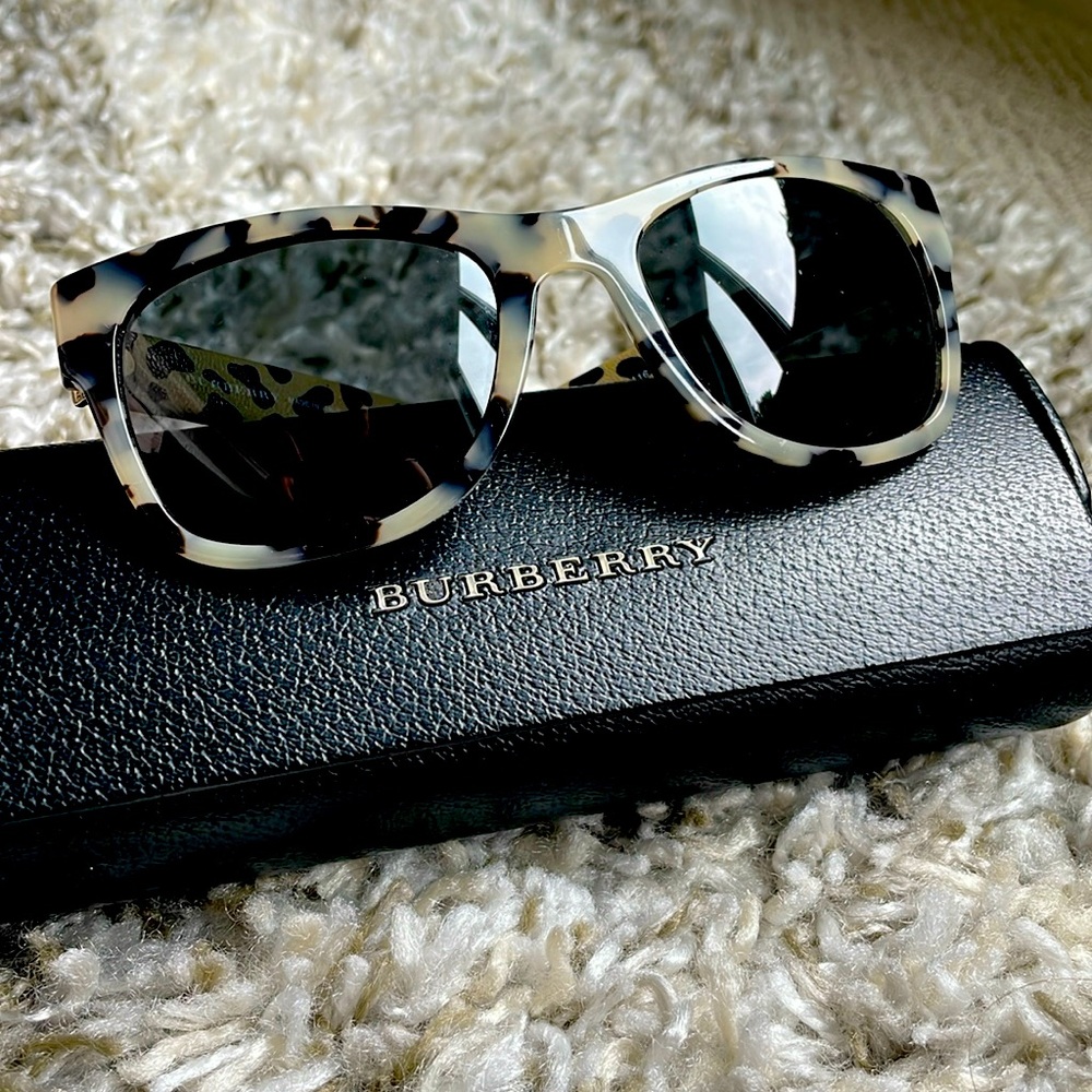 Burberry Original Leopard Print Sunglasses